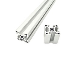 Aluminiumprofil 30x30 Nut 8 Typ B 100-4.000 mm Aluprofil natur eloxiert