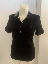ITALIA by VERSACE 1969 Poloshirt Damen Schwarz Neu (L) Fällt Wie 36 38 aus