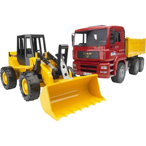 Bruder man tga kipplastwagen - man,