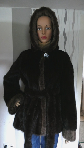 Echtpelz nerzjacke mantel - ,