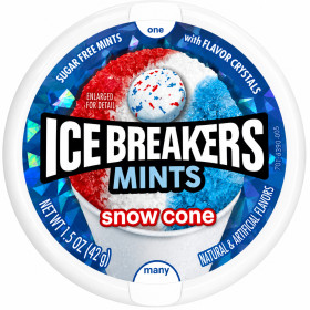 Ice breakers mints snow - snow, cone