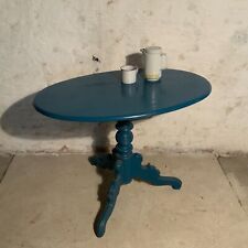 Biedermeierstil Salontisch I Gartentisch I Oval I Balusterfuß I Massivholz