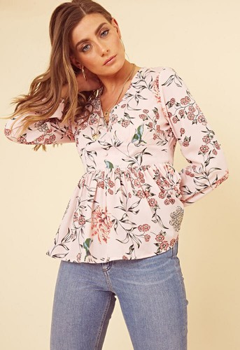 Damen rosa blumen - damen,