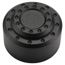 Abdeckung Steuerkopf-Mutter - Steps - schwarz → Kawasaki VN 900 Classic / Custom