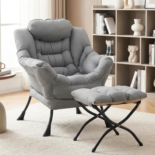 Ohrensessel mit hocker - hocker, lazy