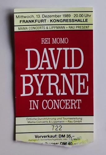 David byrne 89 frankfurt - byrne,