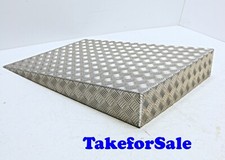 Rampe Alurampe Türschwellenrampe Rollstuhlrampe Alu 89 cm x 65 cm x 15 cm TFS473
