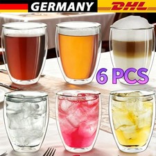 6 Stück Doppelwandgläser
