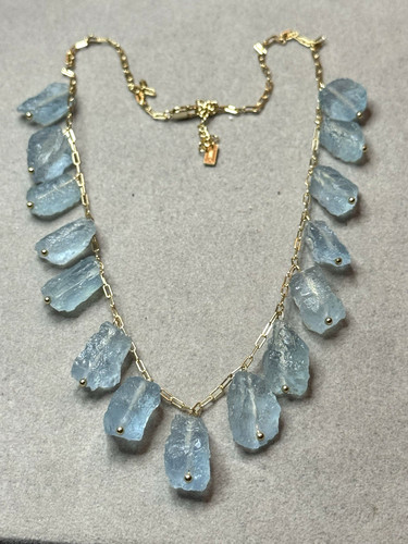 Kette anhänger aquamarin 925 - anhänger,