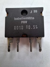 Widerstand / SHUNT - Isabellenhütte 10mOhm 0.5% - für Strommessung