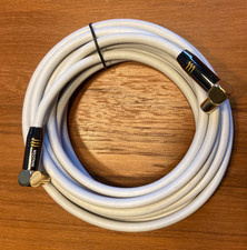 TV Kabel  deleyCON  Premium Antennenkabel  5 m  Stecker gewinkelt vergoldet