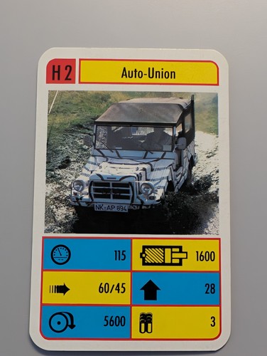 Auto union einzelkarte ass - auto-union,