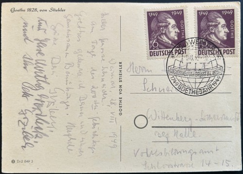 Sbz thüringen 1949 - thüringen, weimar