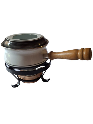 Fondue topf emailiert - fondue, mit