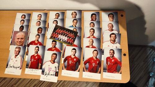 Autogrammkartensatz bayern - autogrammkartensatz,