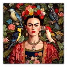 Poster Frida Kahlo mit