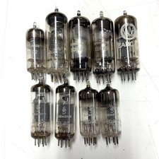 9 Röhren 2xEL95 EM84 ECH84 EBF89 EABC80 3xEC92 gebraucht aus Saba Freudenstadt 9