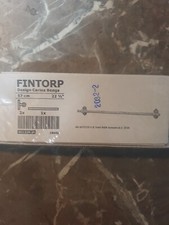 ⚜️IKEA FINTORP HAKEN STANGE Küche LEISTE Hakenstange silber 57cm Neu 402.138.39 