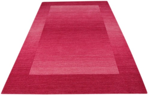 Rosa loom gabbeh teppich - rosa,