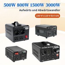 500W 1500W 3000W Transformator Spannungswandler 230V⇋110V Step Down & Up EU⇋US