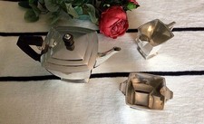 3 teiliges elegantes Art Deco Tee Set von Mappin & Webb‘s