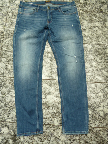 Hose herren jeans blau mit - herren, in