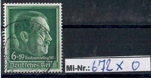Deutsches reich 672 x - reich,