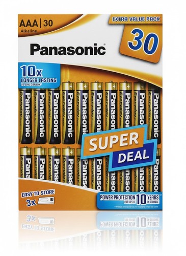 Panasonic aaa alkaline 30er - panasonic,