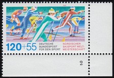 1311 Ski-Weltmeisterschaft 120+55 Pf ** FN2