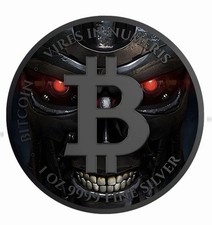 Bitcoin AI Cyborg Black