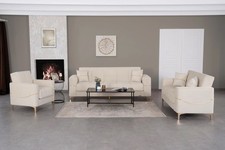 Sofa Set 3-2-1 Salda B-Ware Beige ♻️