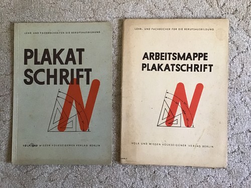 Plakatschrift ddr 1959 dazu - 1959,,