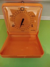 Soehnle 3 kg kultige orangefarbene 70er-Jahre  mechanische Küchen-Wandwaage