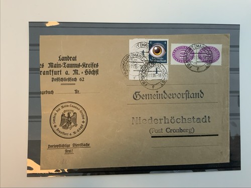 Dienstmarken eckrand brief - dr,