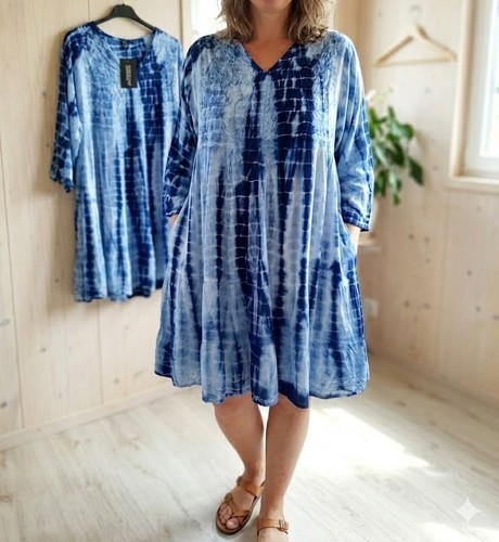 Batik tunika kleid aus indien - tunika/kleid,