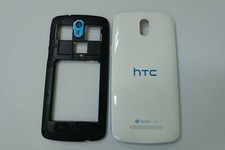 Original HTC Desire 500 Akkudeckel Battery Cover Rahmen Gehäuse blau NEU new
