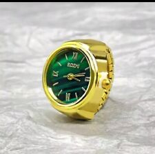 Fashion Fingeruhr Ringuhr Punk Finger Mini Uhr Quarzuhr Ring Herren Damen