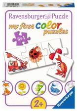 6 x 4 Teile Ravensburger Kinder Puzzle my first color puzzles meine Farben 03007