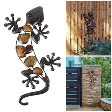 Metall Gecko Wand Dekoration