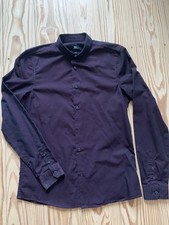 C&A Clockhouse Hemd  Langarm weinrot  Gr.S