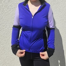 Adidas Damen Sportjacke Trainingsjacke Laufjacke Blau Lila Schwarz Gr. S