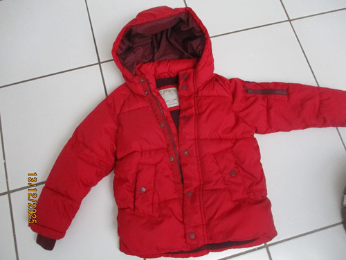 Mädchenjacke mit kapuze rot - mit,