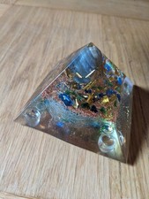 Orgonit Orgon Pyramide 8 x 8 cm Stein Energie Heilung