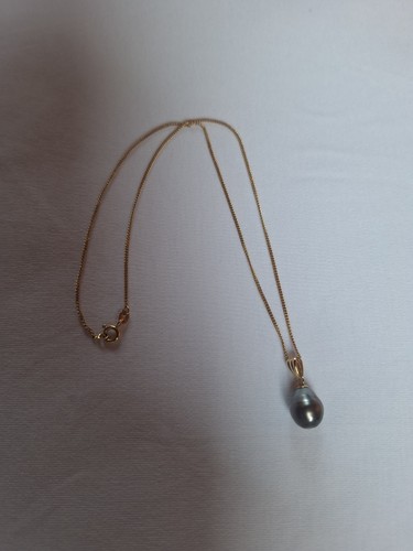 585 goldkette mit perle - mit,