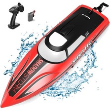 RC Ferngesteuertes Boot Nachtlicht Geschwindigkeit einstellbar Autopilot LED ...