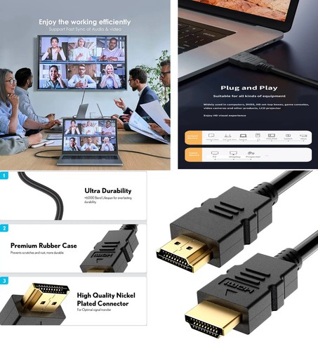 Hdmi kabel full ultra - hdmi, hd
