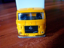 Automodell IFA W50-L Kastenwagen DDR gelb weiss Stadtbrauerei Burgstädt