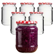 6er Set Einmachgläser 720 ml