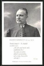 Ansichtskarte Portrait von Frant. Kmoch, Gest. 1912, Komponist 
