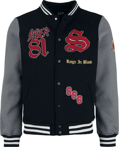Slayer collegejacke herren - collegejacke,